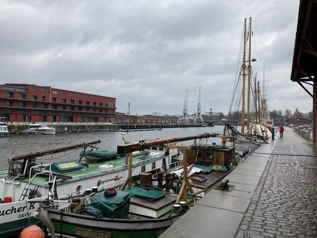 Der alte Hafen in Lübeck
